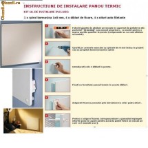 Radiator electric economic (Panou termic) 400W foto