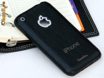 Protectie adeziva spate din piele iPhone 3GS/3G foto