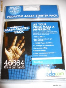 Cartela sim de colectie Vodacom - Africa de Sud la doar 99 lei ! foto