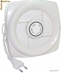 VENTILATOR PENTRU BAIE CU CAPAC DETASABIL DIAMETRU 12 CM foto