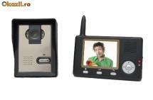 Vand Interfon video color wireless model PNI ZN-35N cu ecran LCD de 3.5  foto