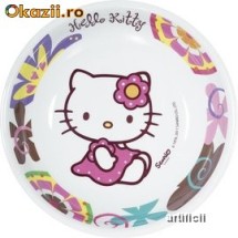 Farfurie adanca 19,5cm HELLO KITTY BAMBOO foto