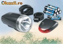 SET LUMINI BICICLETA  HALOGEN STREETCOACH foto