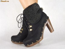 Botine militare casual dama/femei, cu blanita, model 2011, marimi 39-40 foto