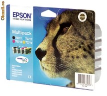 Cartus original Epson DURABrite Ultra Ink 4 COLOR MULTIPACK pentru Stylus D78DX4000 4050 5000 5050 6000 6050 7000F EPINK T071540 foto