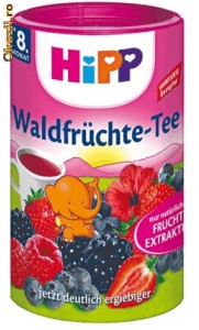 Ceai instant HIPP - FRUCTE de PADURE (bebe peste 8 luni), 400gr, Germania, livrare gratuita - vezi detalii in poza nr.2 foto