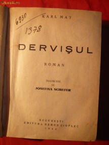 Karl May - Dervisul -ed. 1944 foto