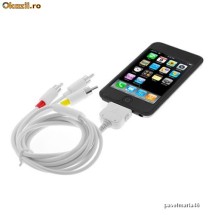 CABLU CONECTARE INTRE IPOD IPHONE SI TV - VIDEO SI AUDIO foto