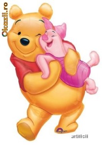 Balon folie metalizata WINNIE BIG POOH HUG 51x81cm foto
