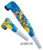 Set de 6 suflatori SPIRALE SONORE Winnie BIRTHDAY foto