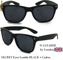 Ochelari Wayfarer SECRET EYES - Lentile BLACK  NerdGeek Fashion inspired by RayBan + CADOU!Bucuresti/Prov foto
