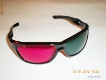 Ochelari 3D  Green Magenta Anaglyph Stereoscopici Cadou Ideal Lentile Acryl Livrare Gratuita foto