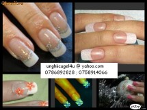 Aplic Unghii False cu Gel si Tips, OKAZIE foto