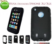 HUSA DEFENDER IPHONE 3G 3GS NEGRU BLACK - TRANSPORT GRATUIT! foto