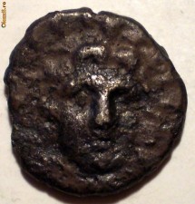 E.039 MONEDA ANTICA CARIA RHODOS ARGINT 12-13mm foto