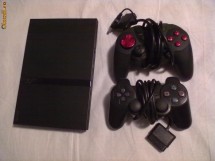 PS2 modat/2 Joystick/card 8 M/61 Jocuri foto
