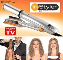 INSTYLER - Perie Rotativa si Placa Par foto