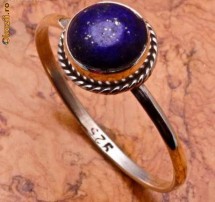 Inel argint .925 si Lapis Lazuli foto