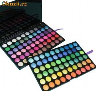 120 Culori Farduri Pleoape, Trusa Machiaj Make-up Profesionala Fraulein 38 - OFERTA foto mare