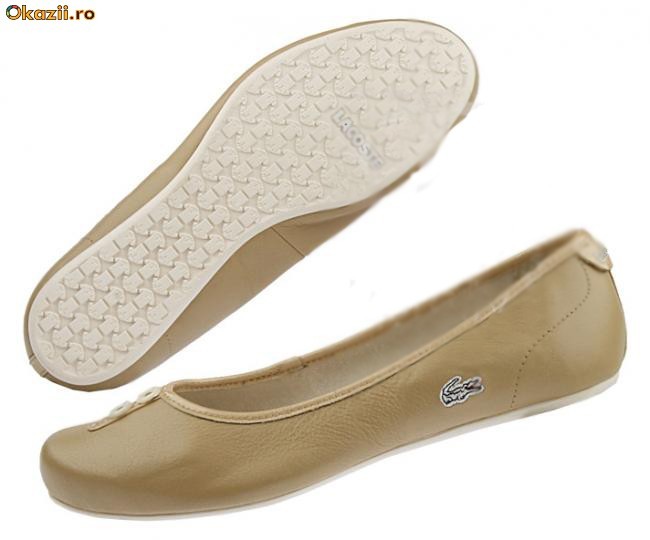 Balerini LACOSTE Originali PIELE Mas.38 Noi foto mare