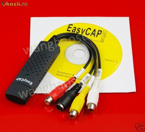 Placa de captura EasyCap USB 2.0 foto mare