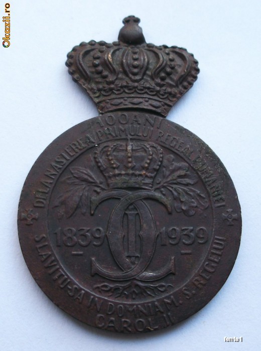 Carol I - 100 ani de la nastere 1839 - 1939 foto mare