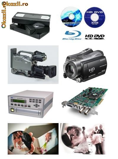 Transfer casete VHS, 8mm, Digital8 si  miniDV pe DVD si Blu-Ray foto mare
