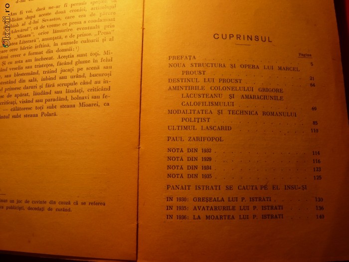 Camil Petrescu - TEZE SI ANTITEZE - Prima Ed. 1936-1938 foto mare