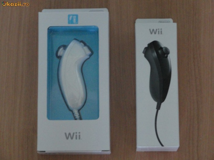 Wii Nunchuk Original Sigilat foto mare