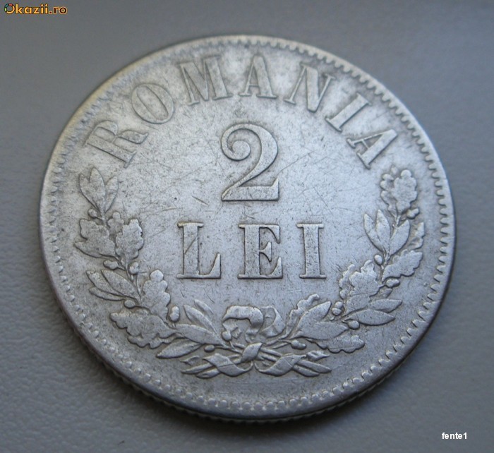2 lei 1873 - stare foarte buna foto mare