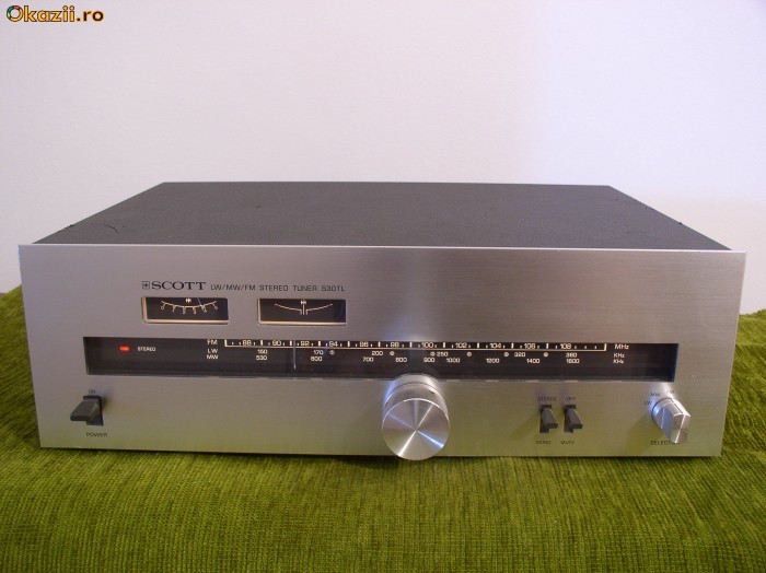 Tuner vintage SCOTT model 530TL foto mare