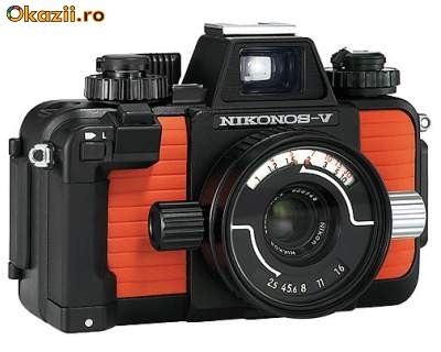 Vand camera subacvatica Nikonos V + Obiectiv Nikkor 35mm f/2.5 foto mare