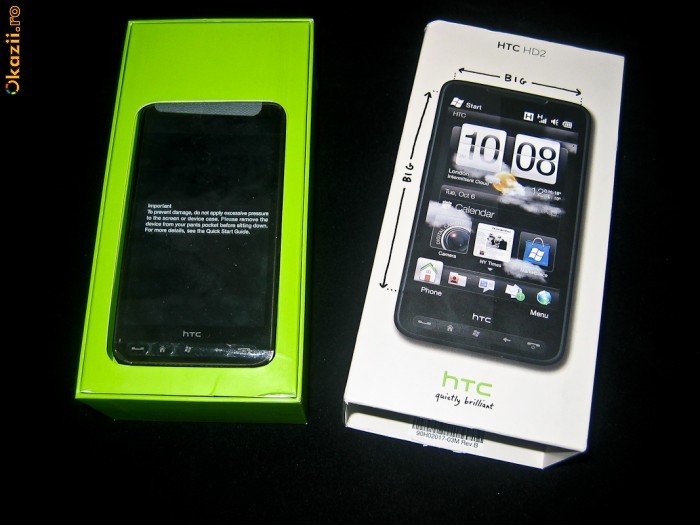 HTC HD2, garantie , vodafone. foto mare
