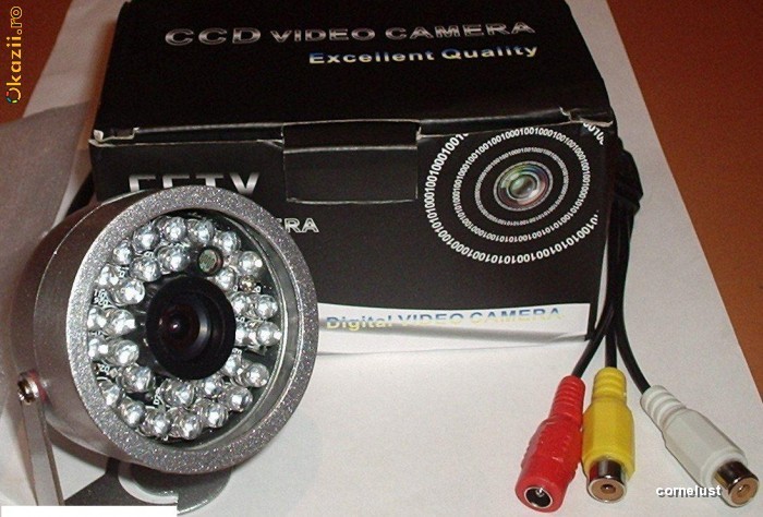 Camera De Supraveghere Cu 30 Leduri IR Pentru Exterior foto mare