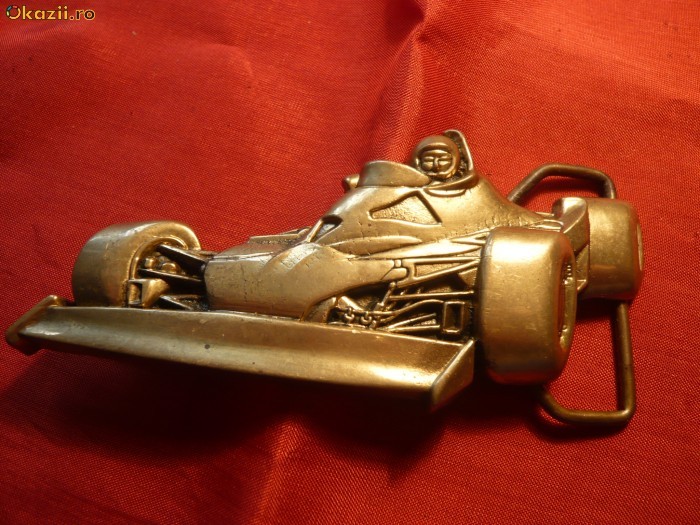 CATARAMA FORMULA 1- bronz- Marca BARON BUCKLE foto mare