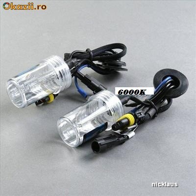 BEC XENON H7 35W  6000K - LUMINOZITATE SUPERIOARA foto mare