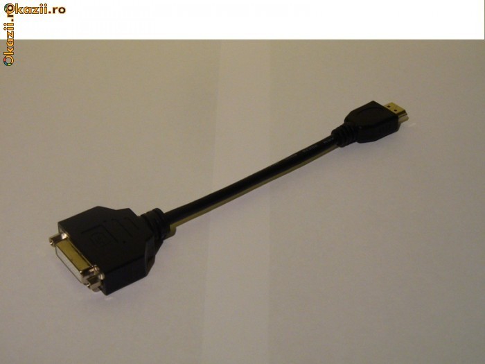 CABLU ADAPTOR DVI - la - HDMI foto mare