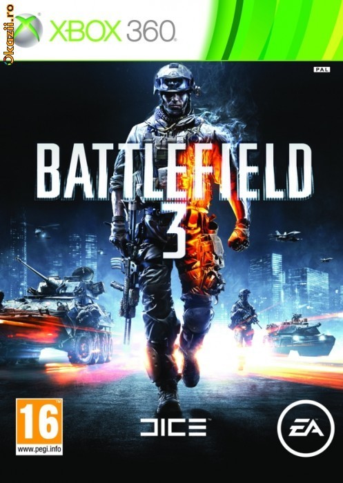 Battlefield 3 XBOX 360 (sigilat) transport inclus foto mare