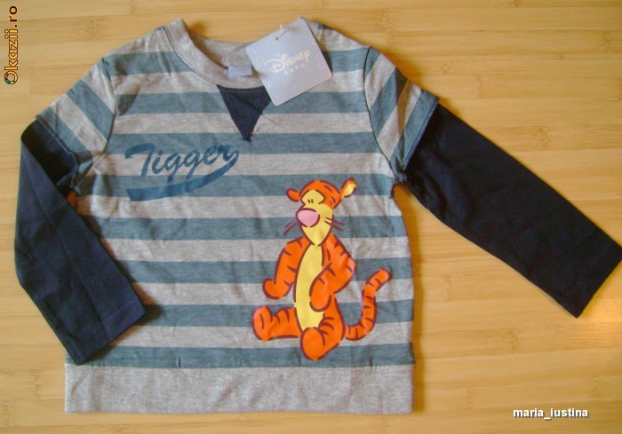 Bluza DISNEY TIGRU pentru baieti foto mare