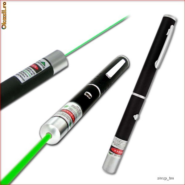 Laser Pointer Verde  100 mw foto mare