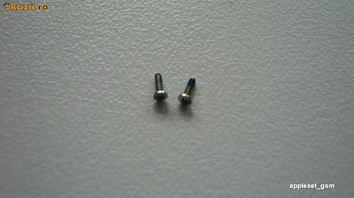 2 x Suruburi Capac Carcasa Apple iPhone 4 4S foto mare