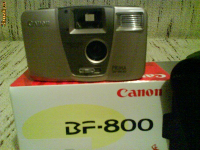 aparat foto Canon BF 800 cu film nou la cutie nefolosit foto mare