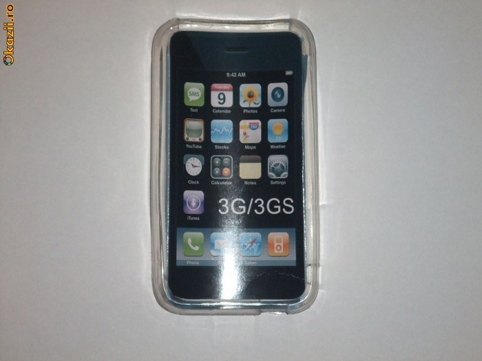 Husa silicon Apple iPhone 3G 3GS foto mare