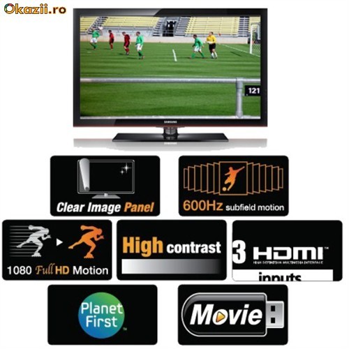 Plasma Samsung  PS50C450  127cm foto mare