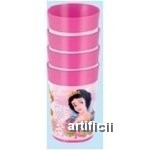 4 Pahare Plastic  PRINCESS foto mare