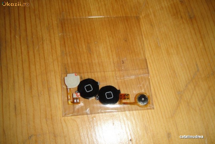 Buton Home Button Original Iphone 3g 3gs set complet negru foto mare