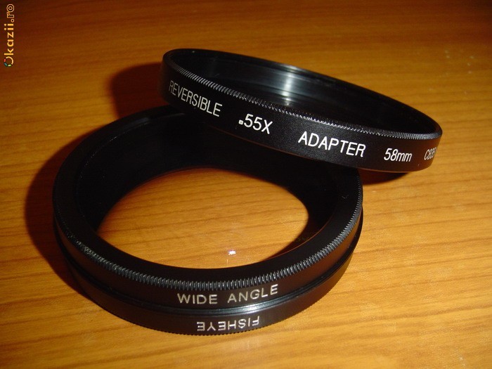 WIDE ANGLE / FISH EYE LENS Century Precision Optics 58mm, 2 in 1 foto mare