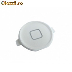 Buton Home Alb Iphone 4 foto mare