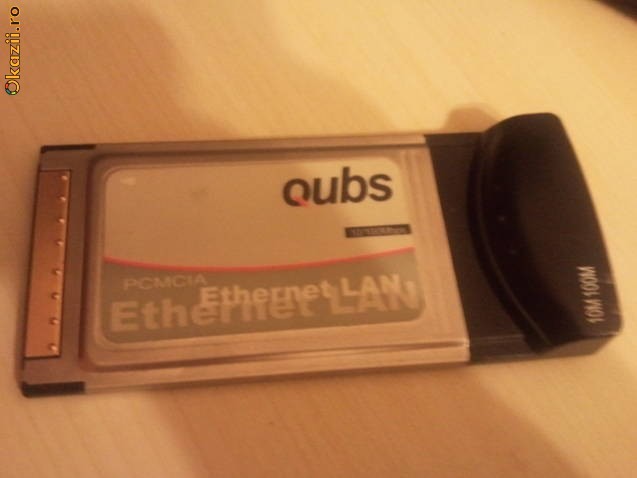 Vand placa retea PCMCIA laptop foto mare