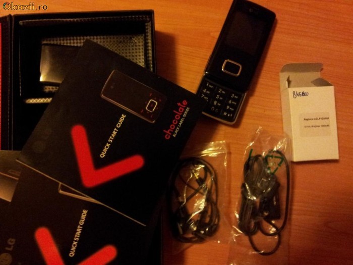 LG KG800 - set complet, stare buna, baterie schimbata foto mare